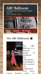 Mobile Screenshot of abcballroom.com