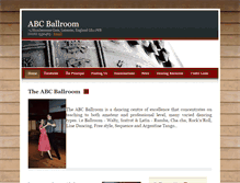 Tablet Screenshot of abcballroom.com